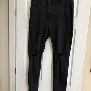 Seven7 Women's Black Skinny Jeans